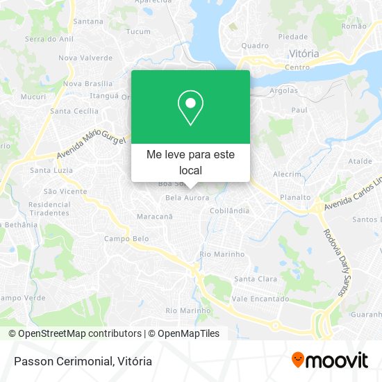 Passon Cerimonial mapa