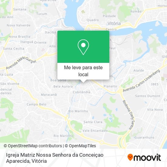 Igreja Matriz Nossa Senhora da Conceiçao Aparecida mapa