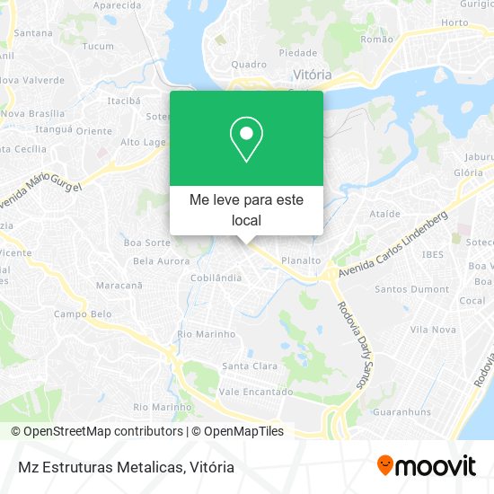 Mz Estruturas Metalicas mapa