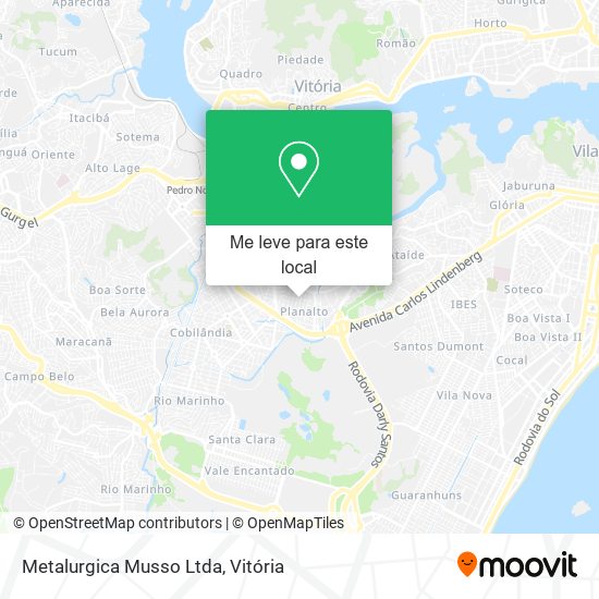 Metalurgica Musso Ltda mapa