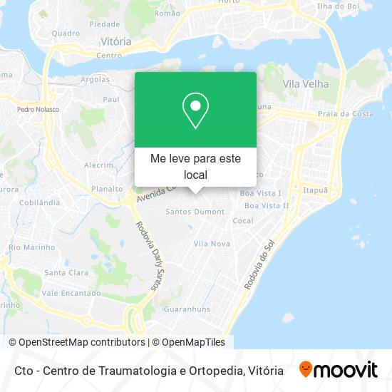 Cto - Centro de Traumatologia e Ortopedia mapa