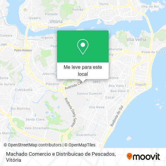 Machado Comercio e Distribuicao de Pescados mapa