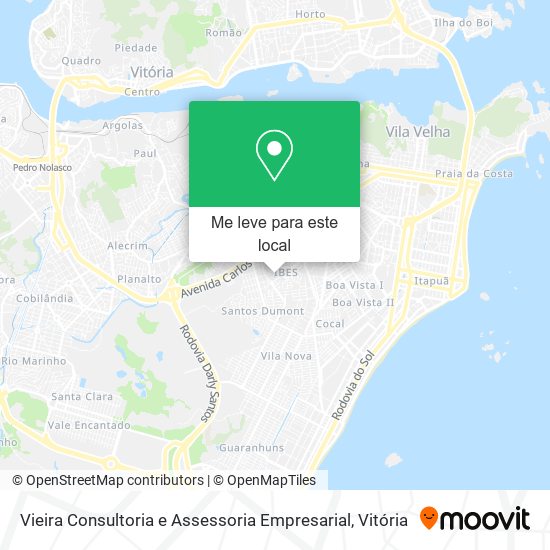 Vieira Consultoria e Assessoria Empresarial mapa