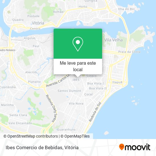 Ibes Comercio de Bebidas mapa