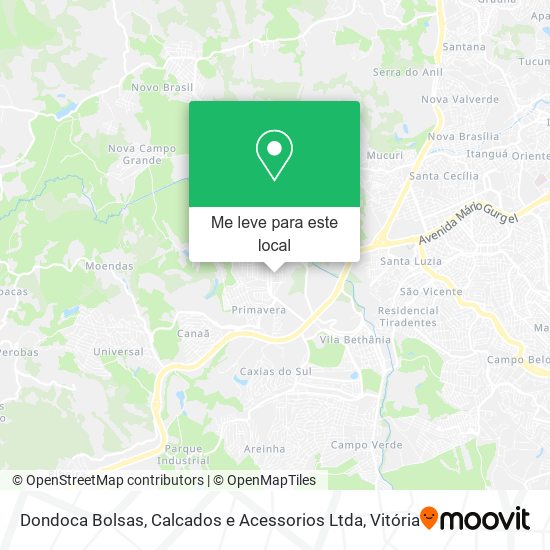 Dondoca Bolsas, Calcados e Acessorios Ltda mapa