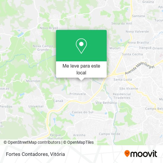 Fortes Contadores mapa