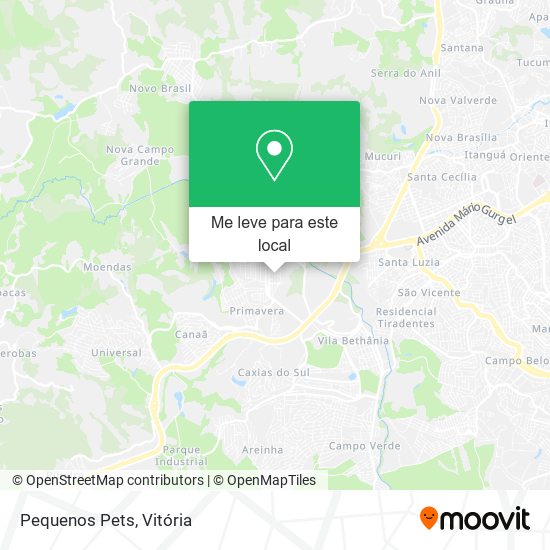 Pequenos Pets mapa