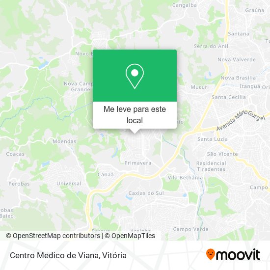 Centro Medico de Viana mapa