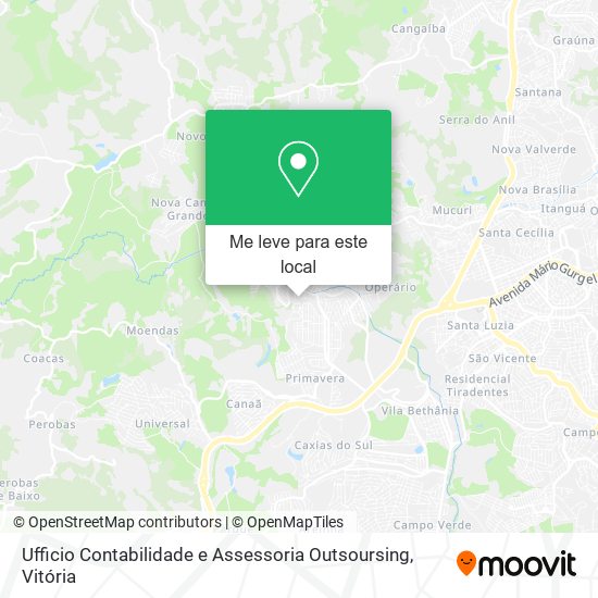 Ufficio Contabilidade e Assessoria Outsoursing mapa