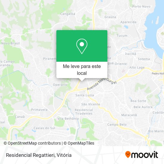 Residencial Regattieri mapa