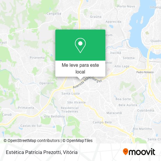Estética Patrícia Prezotti mapa