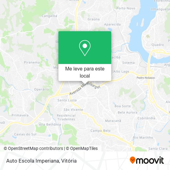 Auto Escola Imperiana mapa