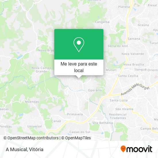 A Musical mapa