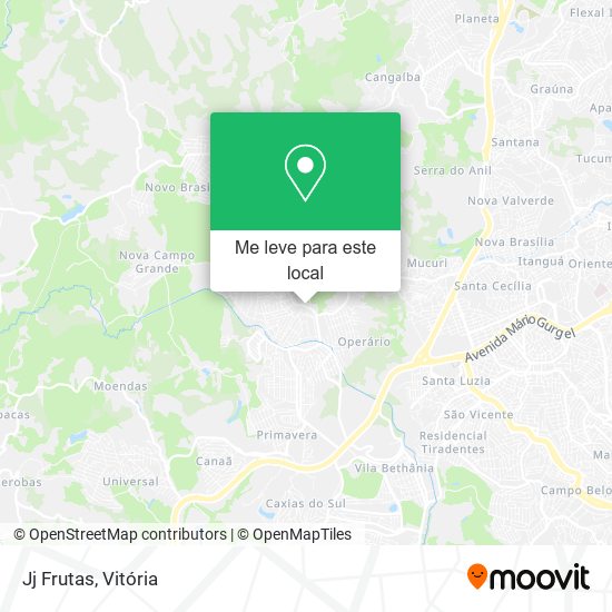 Jj Frutas mapa