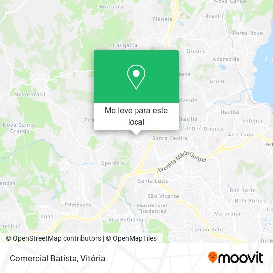 Comercial Batista mapa