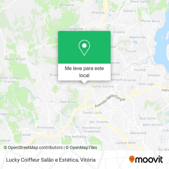 Lucky Coiffeur Salão e Estética mapa