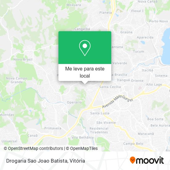 Drogaria Sao Joao Batista mapa