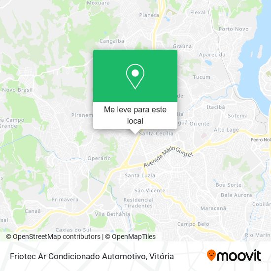 Friotec Ar Condicionado Automotivo mapa