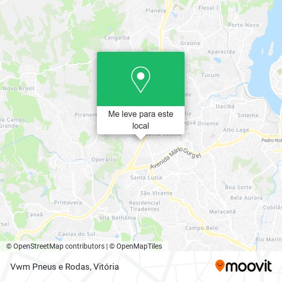 Vwm Pneus e Rodas mapa