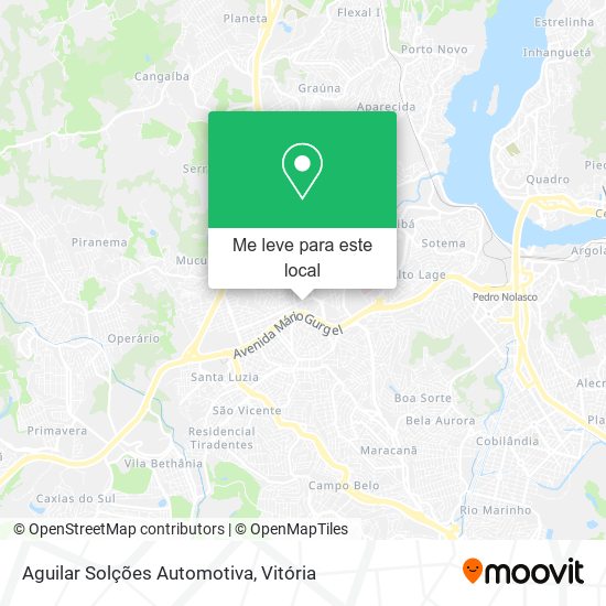 Aguilar Solções Automotiva mapa