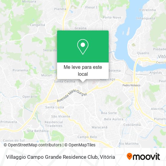 Villaggio Campo Grande Residence Club mapa