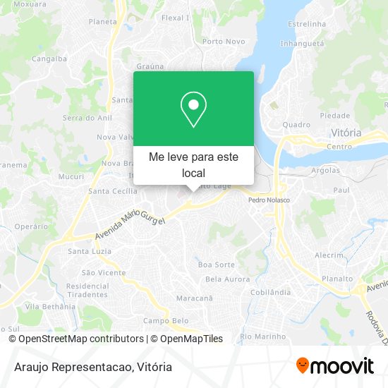 Araujo Representacao mapa
