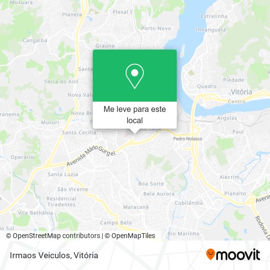 Irmaos Veiculos mapa