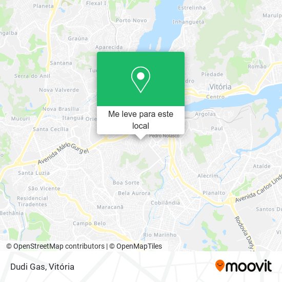 Dudi Gas mapa