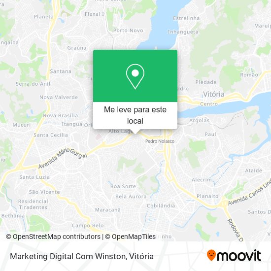 Marketing Digital Com Winston mapa