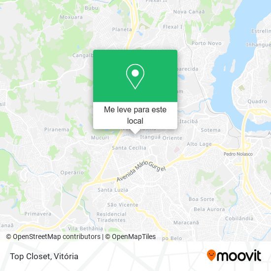 Top Closet mapa