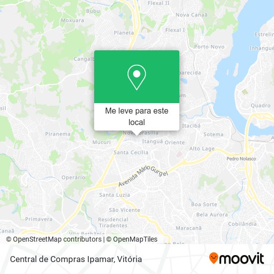 Central de Compras Ipamar mapa