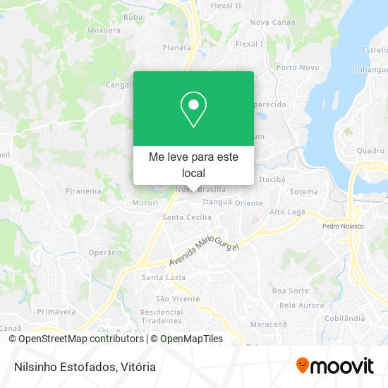 Nilsinho Estofados mapa