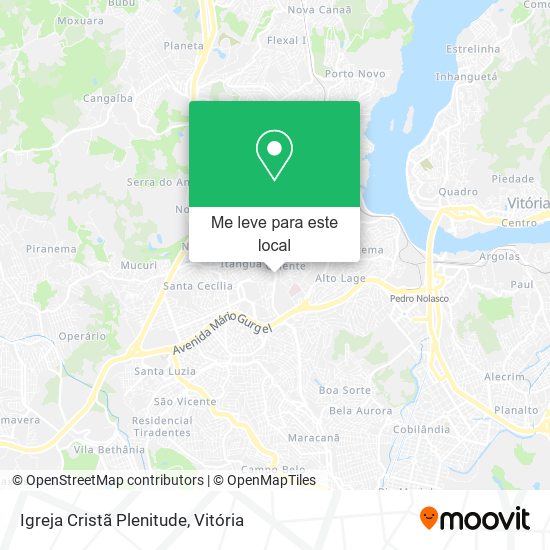 Igreja Cristã Plenitude mapa