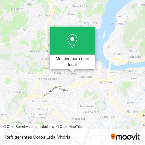 Refrigerantes Coroa Ltda mapa