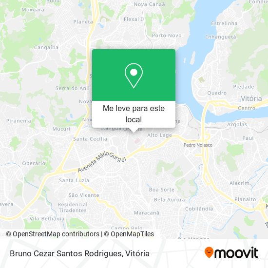 Bruno Cezar Santos Rodrigues mapa