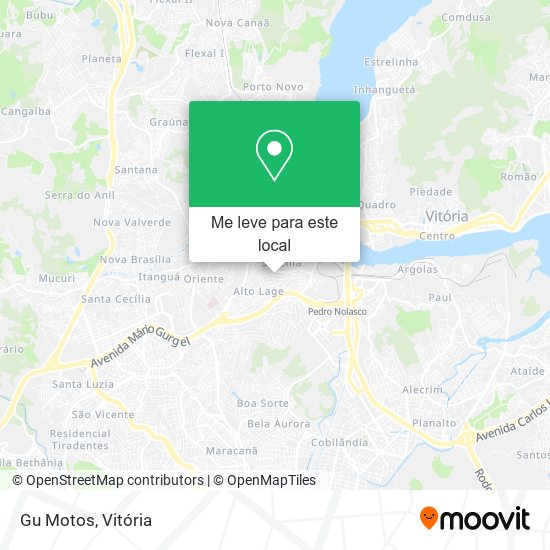 Gu Motos mapa