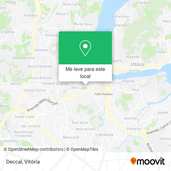 Deccal mapa