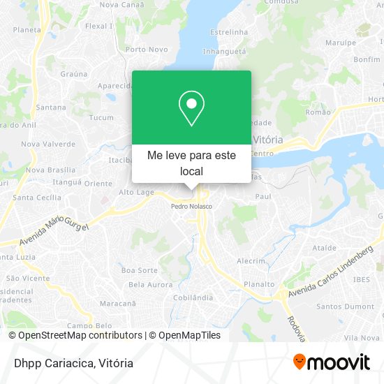 Dhpp Cariacica mapa
