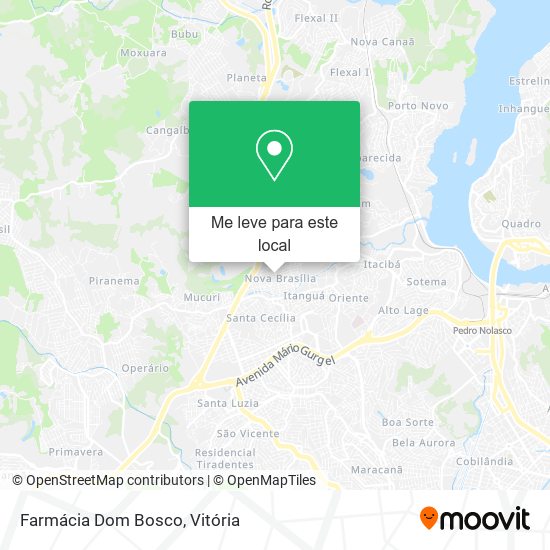 Farmácia Dom Bosco mapa