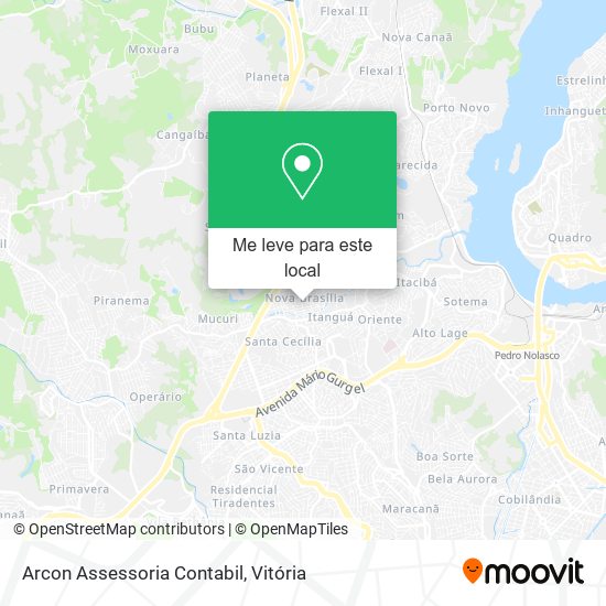 Arcon Assessoria Contabil mapa