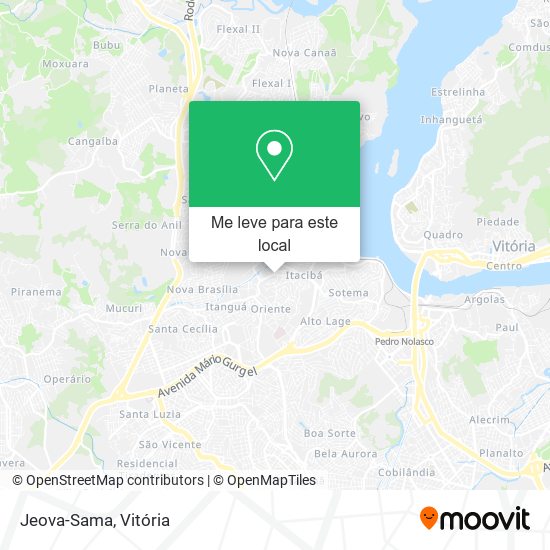 Jeova-Sama mapa