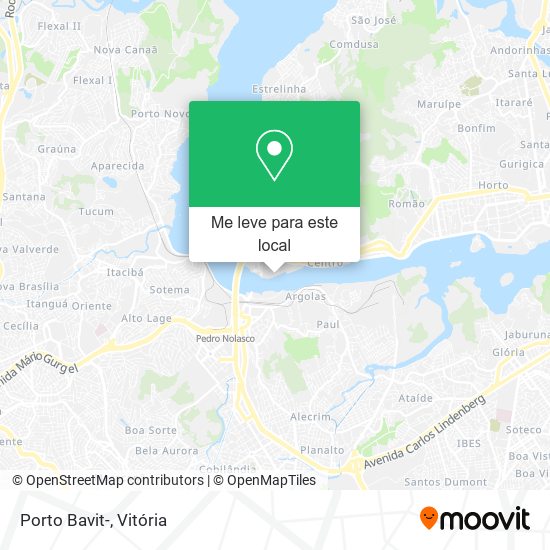 Porto Bavit- mapa