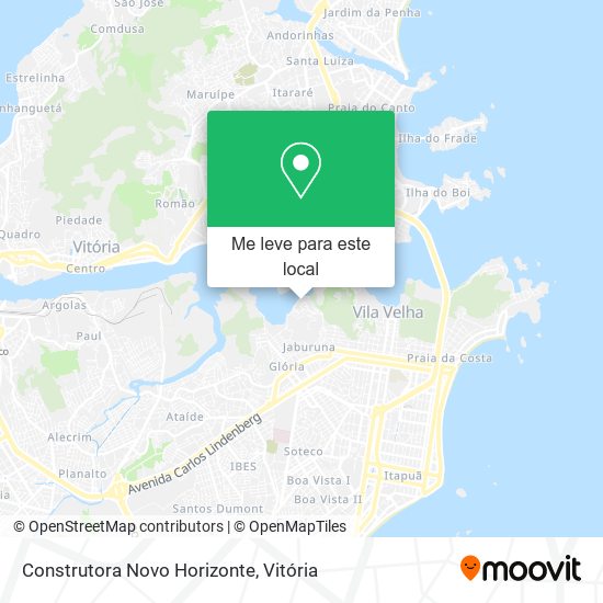 Construtora Novo Horizonte mapa