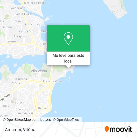 Amamor mapa