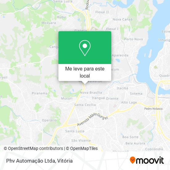 Phv Automação Ltda mapa