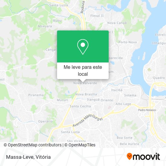 Massa-Leve mapa