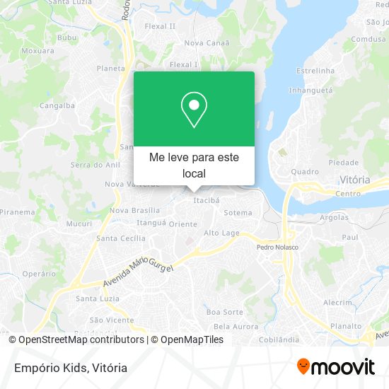 Empório Kids mapa