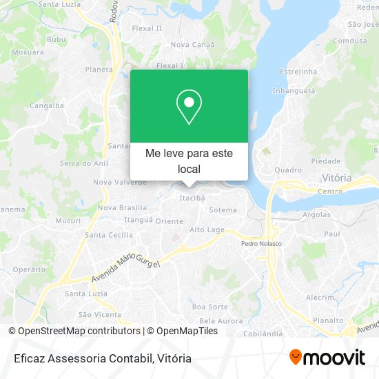 Eficaz Assessoria Contabil mapa