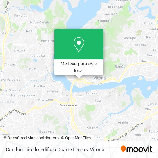Condominio do Edificio Duarte Lemos mapa
