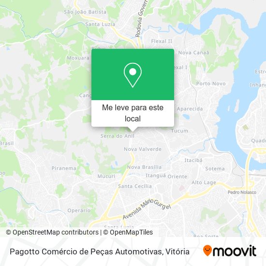 Pagotto Comércio de Peças Automotivas mapa